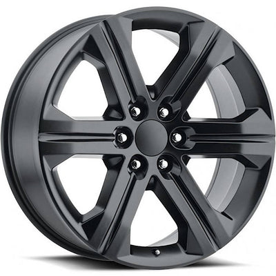 Factory Reproductions FR47 GMC SIERRA Black wheel