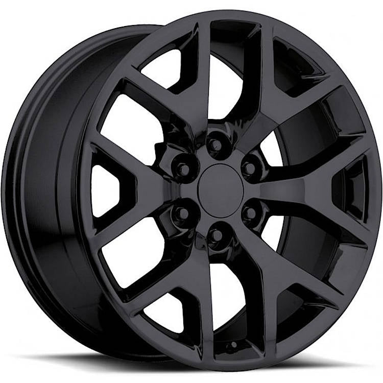 Factory Reproductions FR44 GMC SIERRA Black wheel