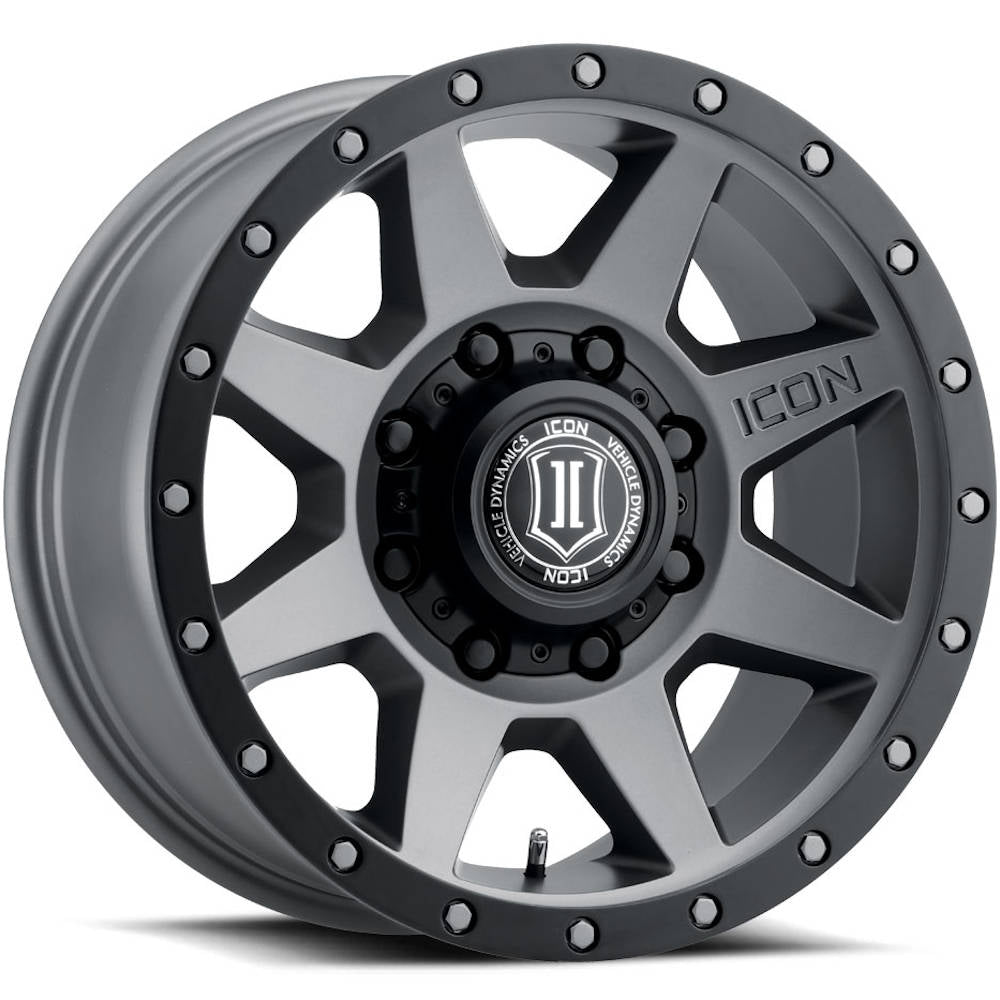 Icon REBOUND HD Titanium/Black wheel