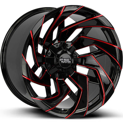 Off-Road Monster M24 Black/Red wheel
