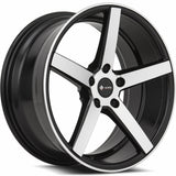 Vors TR5 Machined/Milled/Black wheel
