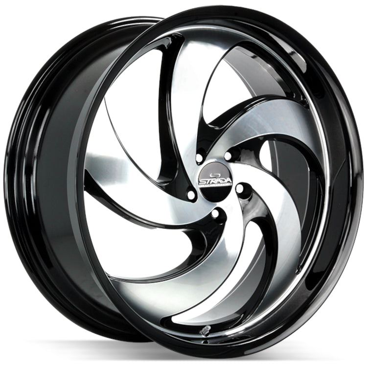 Strada Retro 5 Black/Machined wheel