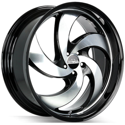 Strada Retro 5 Black/Machined wheel