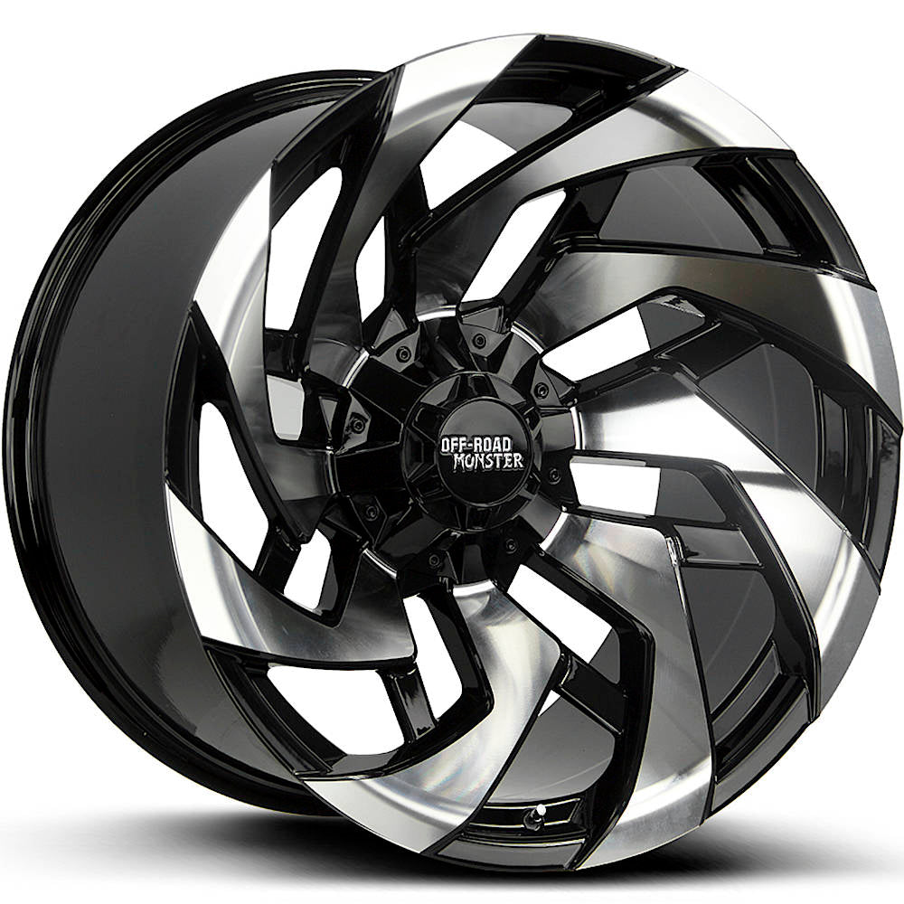 Off-Road Monster M24 Black/Machined wheel