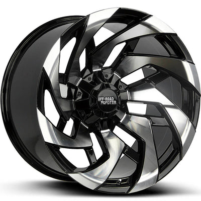 Off-Road Monster M24 Black/Machined wheel