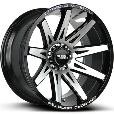 Off-Road Monster M25 Black/Machined wheel