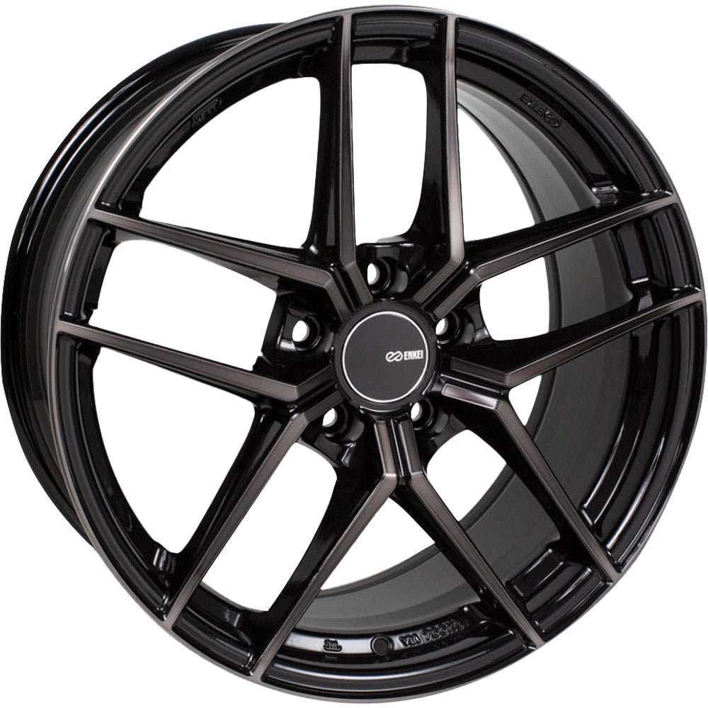 Enkei TY5 Black/Machined wheel