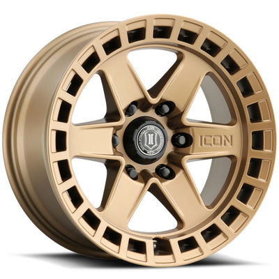 Icon RAIDER Satin Brass wheel