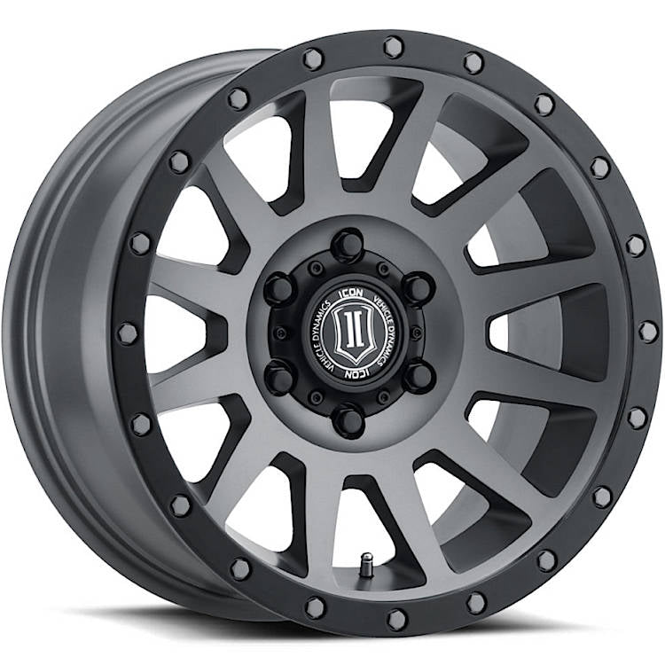 Icon Compression Titanium/Black wheel