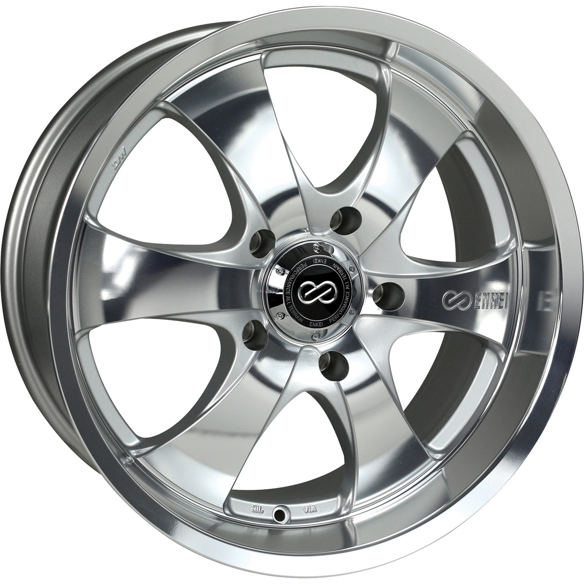 Enkei M6 Silver/Machined wheel