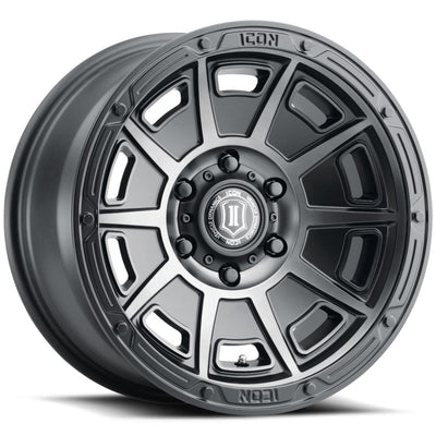 Icon VICTORY Black/Machined wheel