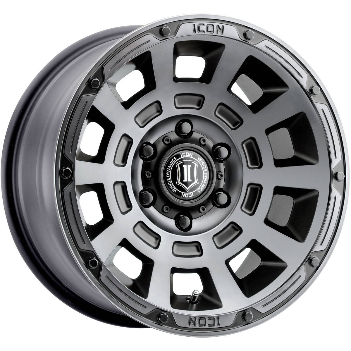 Icon Thrust Black/Machined wheel