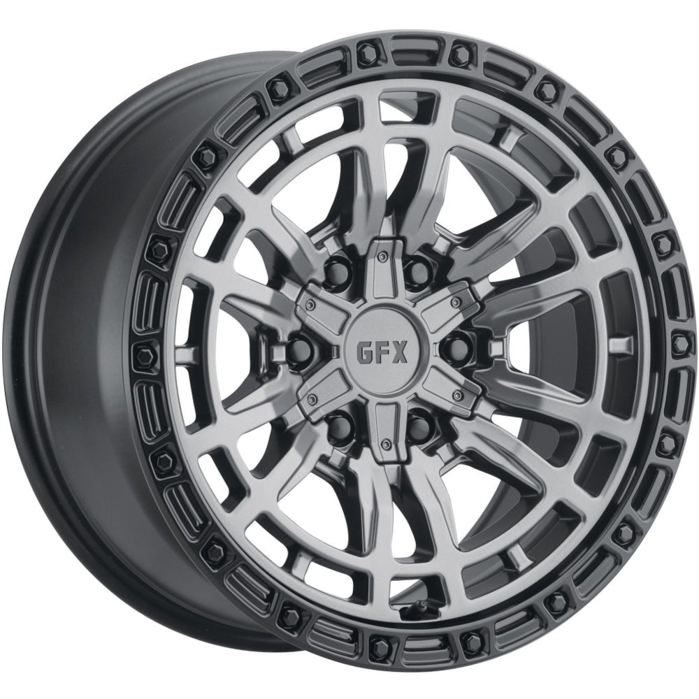G-FX TR-24 Gray/Black wheel