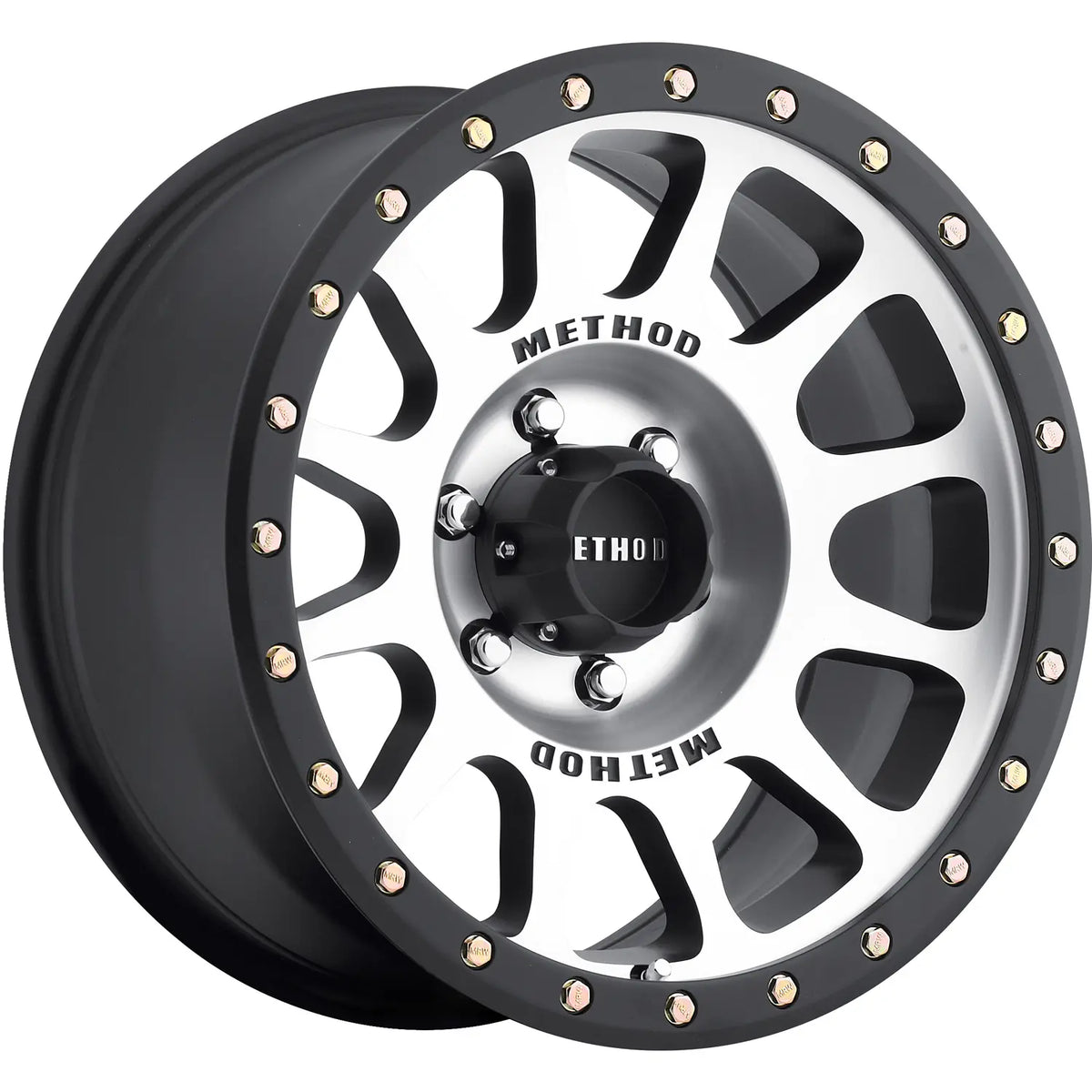 Method Race Wheels MR305 NV Black/Machined wheel