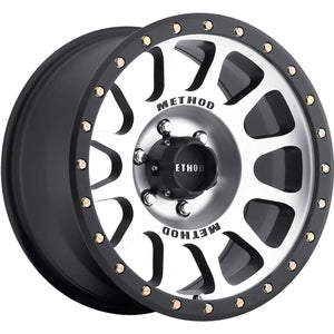 Method Race Wheels MR305 NV Black/Machined wheel