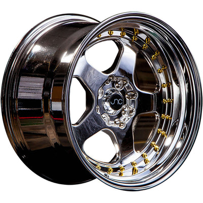 JNC JNC010 Platinum/Gold wheel
