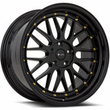 Vors VR8 Black/Gold wheel