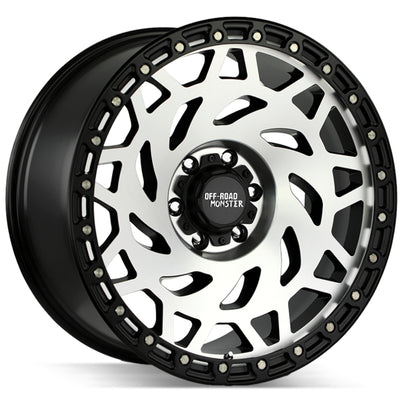 Off-Road Monster M50 Black/Machined wheel