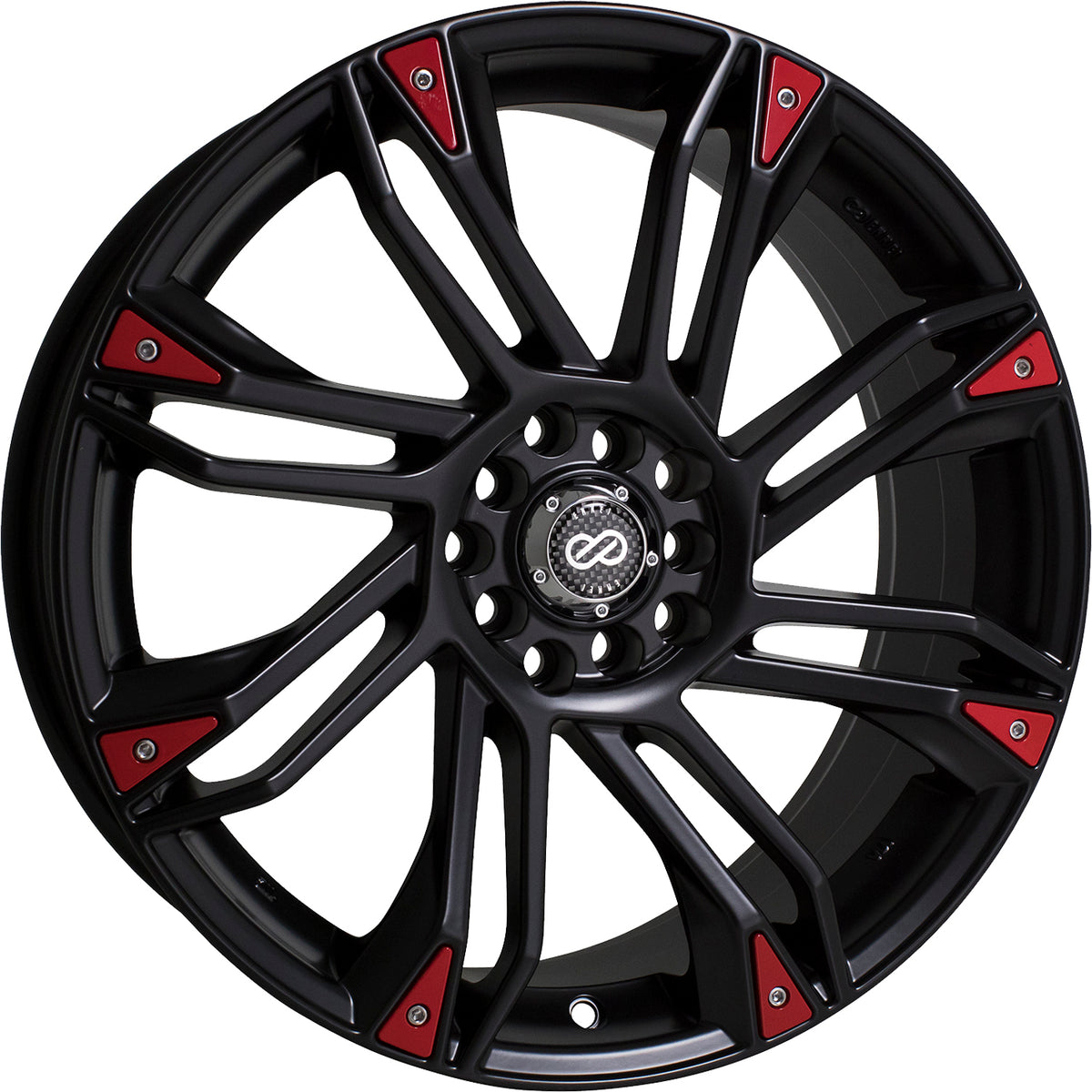 Enkei GW8 Black/Red wheel