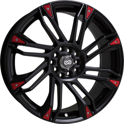 Enkei GW8 Black/Red wheel