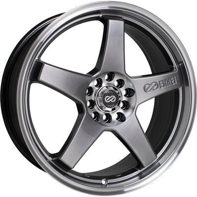 Enkei EV5 Black/Machined wheel