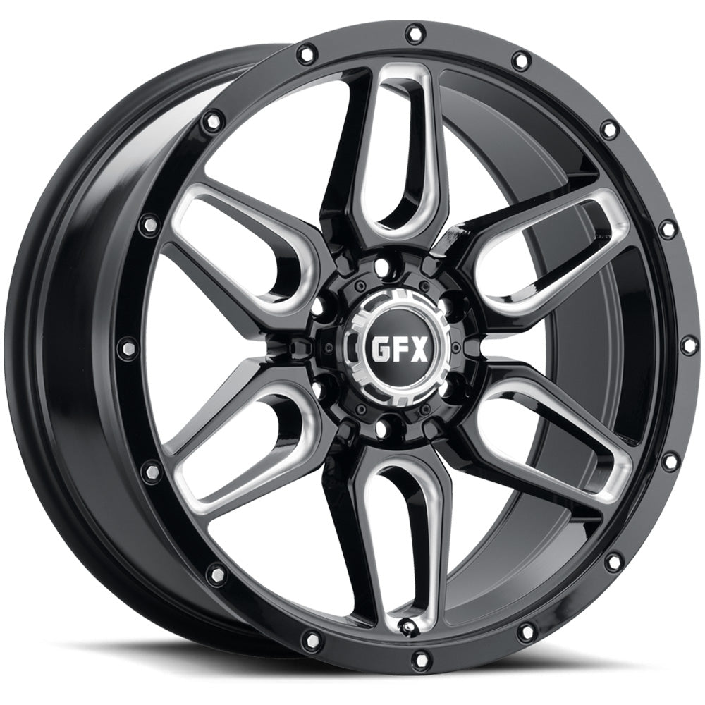 G-FX TR18 Black/Milled wheel