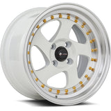 Vors VR2 White/Machined/Milled wheel