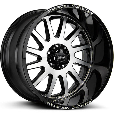 Off-Road Monster M17 Black/Machined wheel