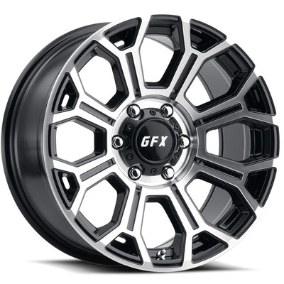 G-FX TR19 Black/Machined wheel