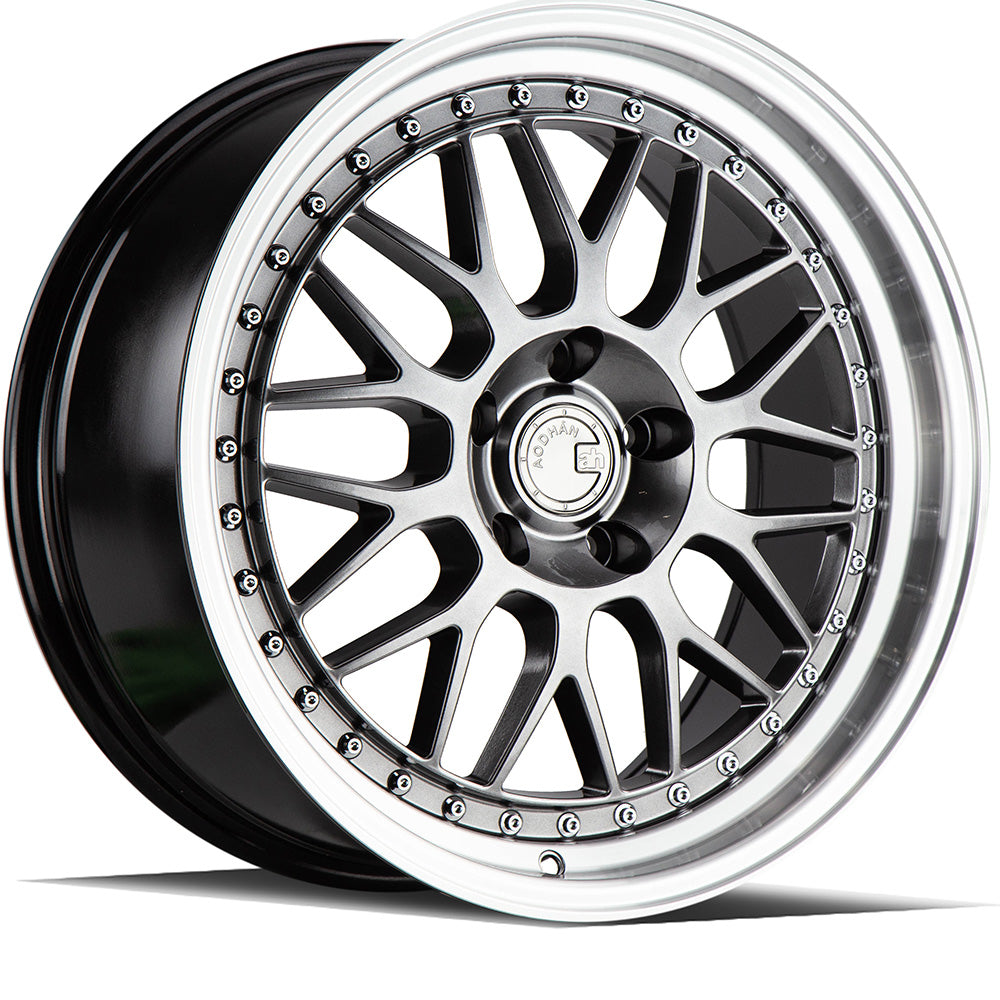 Aodhan AH02 Black/Machined wheel