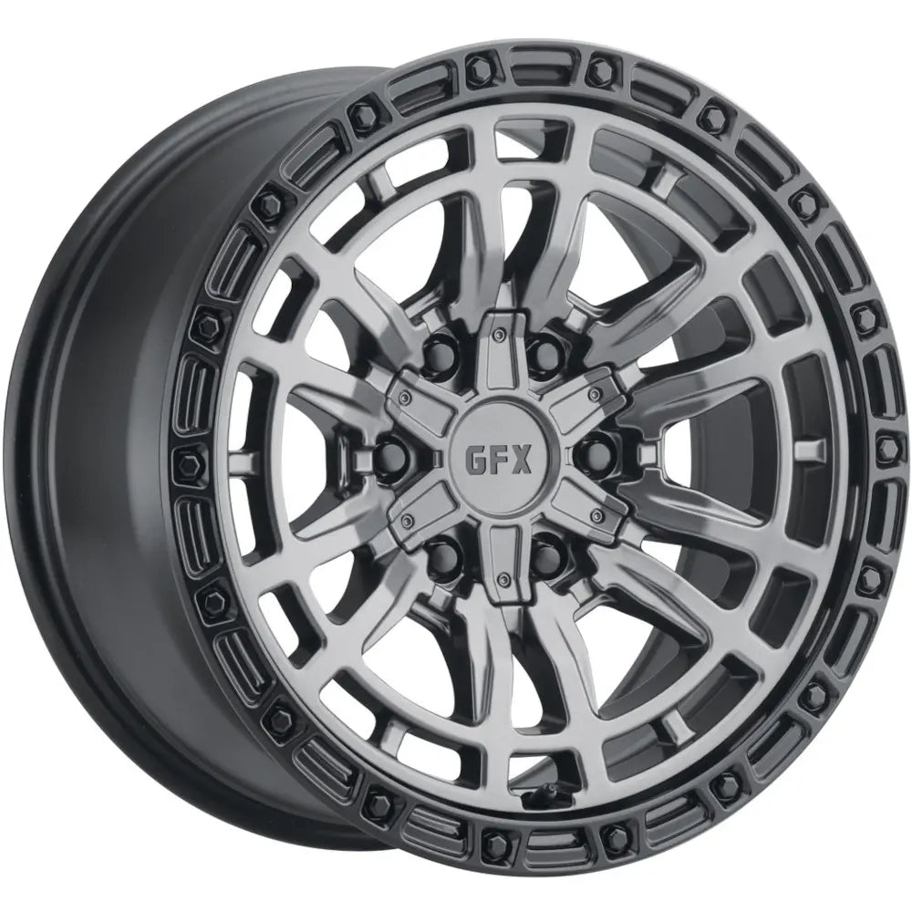 G-FX TR-24 Gray/Black wheel