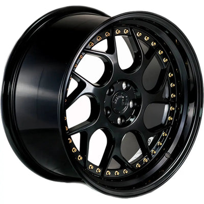 Aodhan DS01 Black/Gold wheel