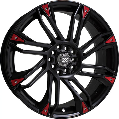 Enkei GW8 Black/Red wheel