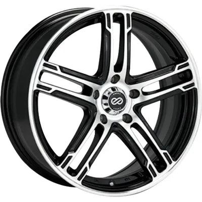 Enkei FD-05 Black/Machined wheel