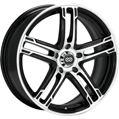Enkei FD-05 Black/Machined wheel