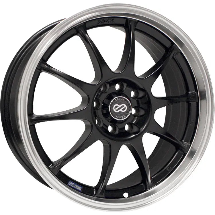 Enkei J10 Black/Machined wheel