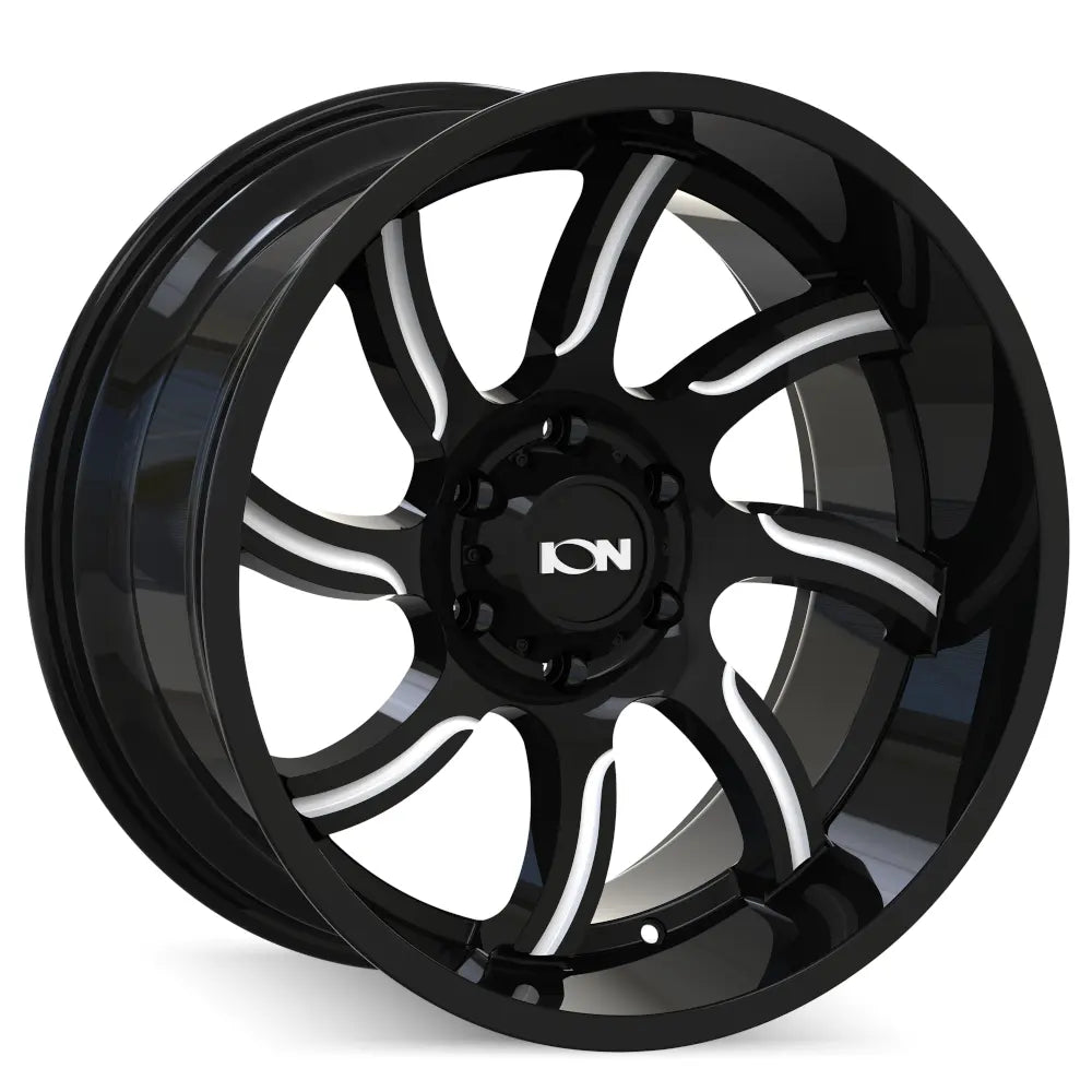 Ion 151 Gloss Black Milled wheel