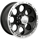 Ion 174 Gloss Black Machined wheel