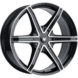 Mazzi STILTS 371 Gloss Black Machined wheel