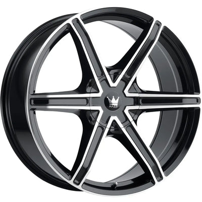 Mazzi STILTS 371 Gloss Black Machined wheel