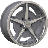 Ridler Style 605 Gray with Machined S wheel