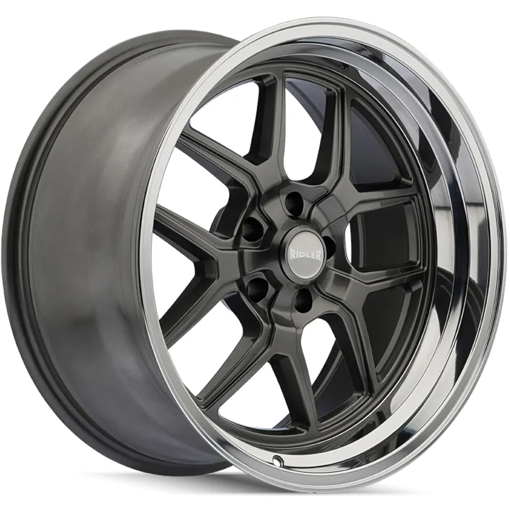 Ridler Style 610 Gray with a Polished wheel
