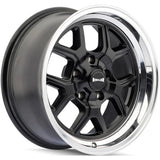 Ridler 610 Matte Black Polished wheel