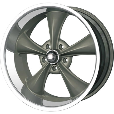 Ridler Style 695 Gray with a Machined wheel