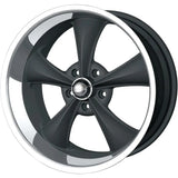 Ridler 695 Matte Black Machined wheel