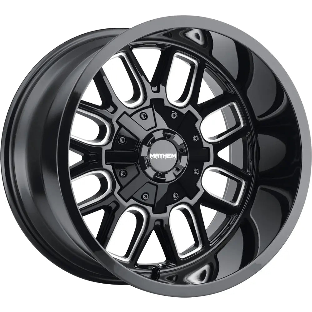 Mayhem COGENT 8107 Gloss Black Milled wheel