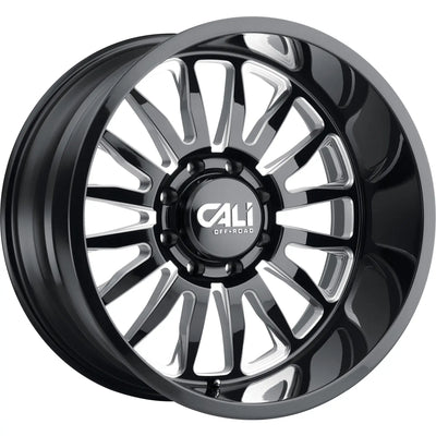 Cali Off-Road SUMMIT 9110 Gloss Black Milled wheel