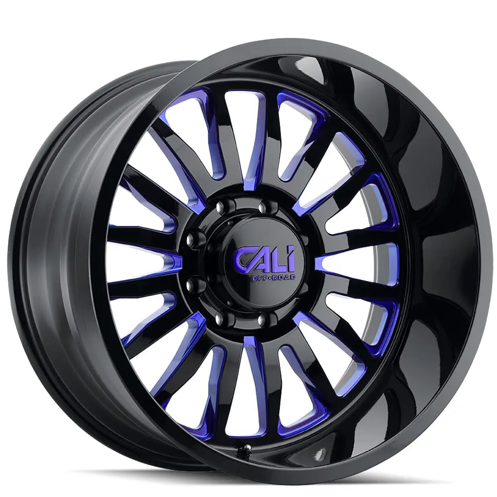 Cali Off-Road SUMMIT 9110 Black Milled Prism B wheel