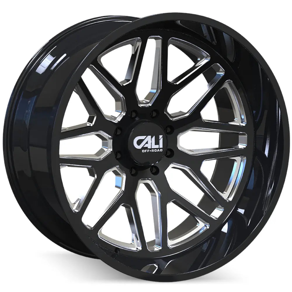 Cali Off-Road INVADER 9115 Gloss Black Milled wheel