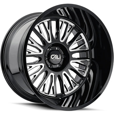 Cali Off-Road VERTEX 9116 Gloss Black Milled wheel